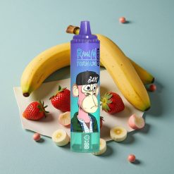RandM Fumot Tornado 15000 Puffs 25ml 850mAh Fresa Plátano vape al por mayor España