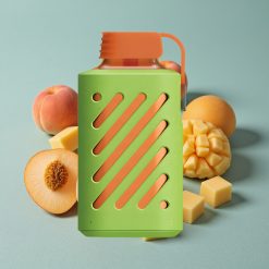 VOZOL GEAR 10000 Disposable Vape 20ml Durazno Mango Sandía, VAMT Mesh Coil, 500mAh