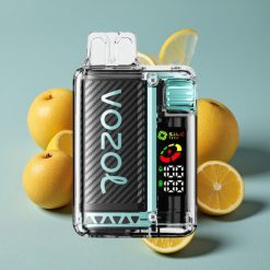 VOZOL Vista 20000 Puffs Recargable Pantalla OLED Sabor Manzana Ácida Helada 65% PCR